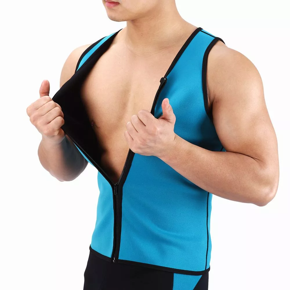 Sauna Sudor Waist Trainer Vestis enim homines